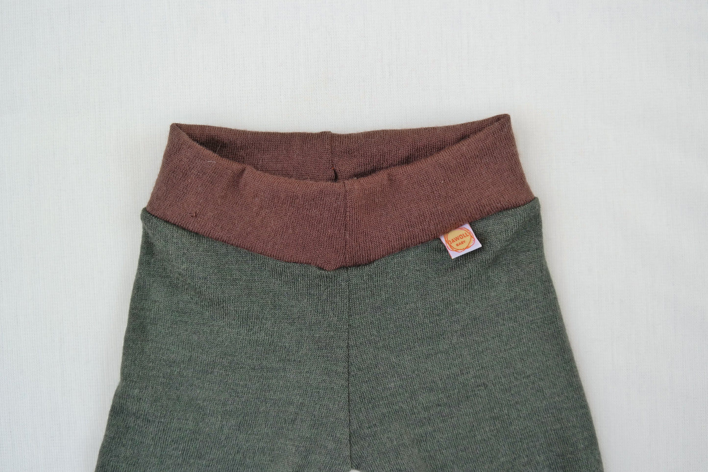 Leggings toddlers 98/104 made of 100% upcycled wool in blue