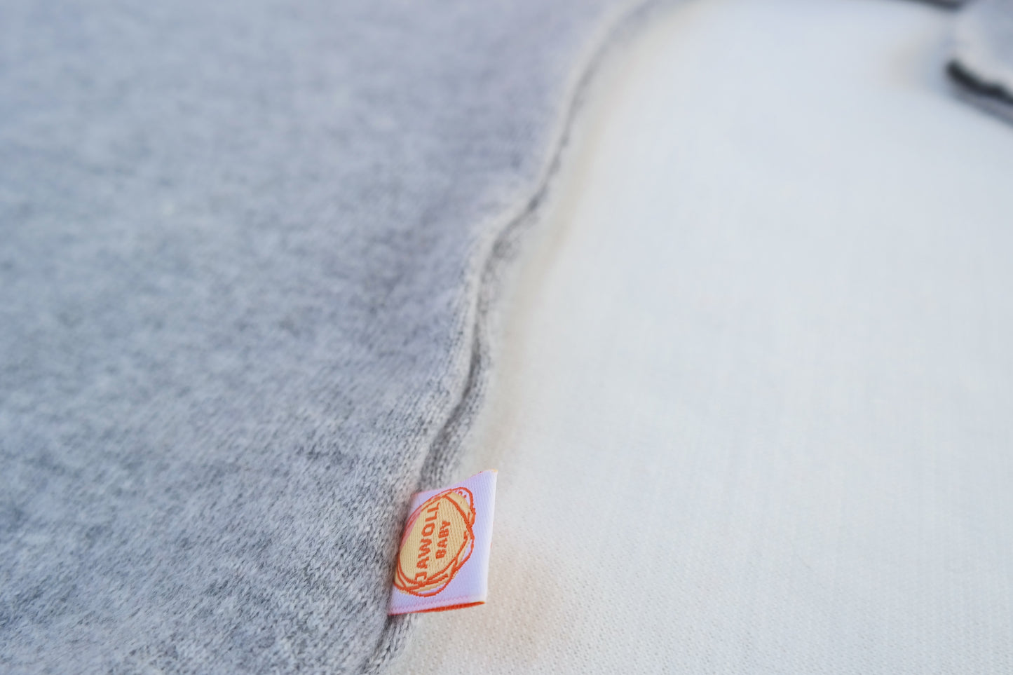 Sweater for babies toddlers 74/80 made of upcycled cashmere in peach-orange