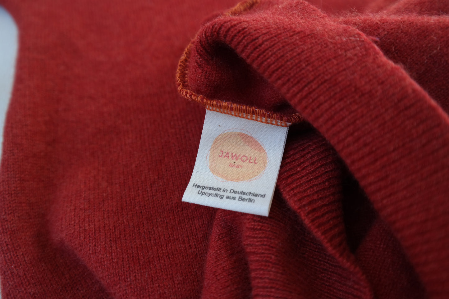 Sweater for toddlers children 110/116 made of upcycled cashmere in blue beige striped