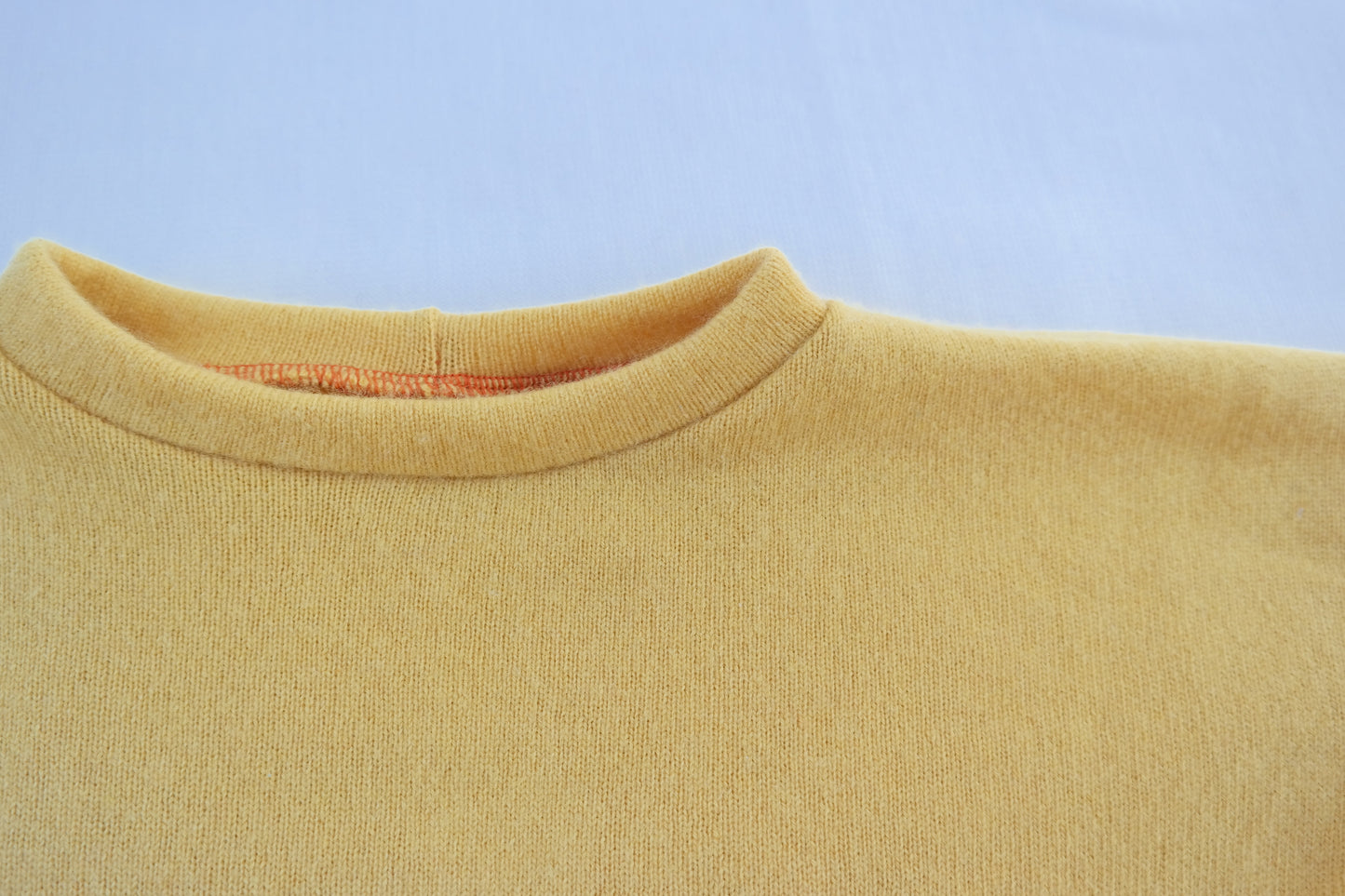 Sweater for toddlers children 110/116 made of upcycled cashmere in blue beige striped