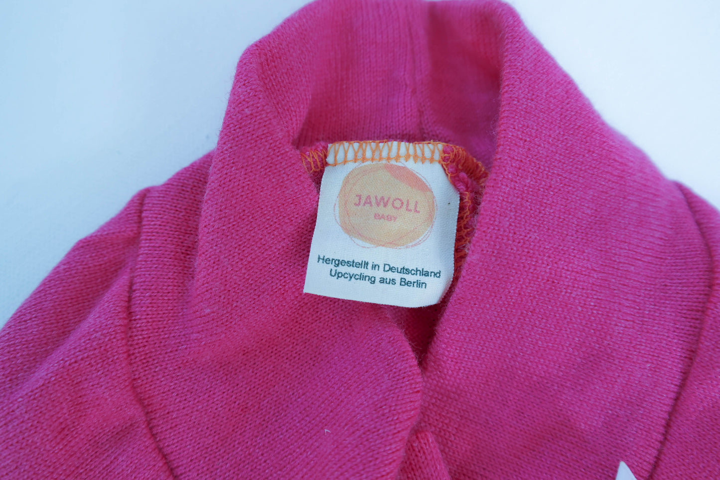 Leggings für Kleinkinder 86/92 aus 100% Upcycling Wolle in Pink mit Makel - Jawoll Baby