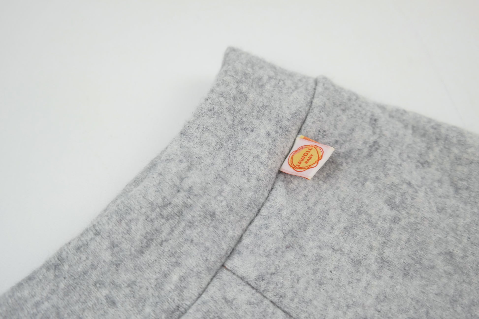Outdoor-Hose für Kleinkinder 86/92 aus Upcycling Wolle in Hellgrau - Jawoll Baby