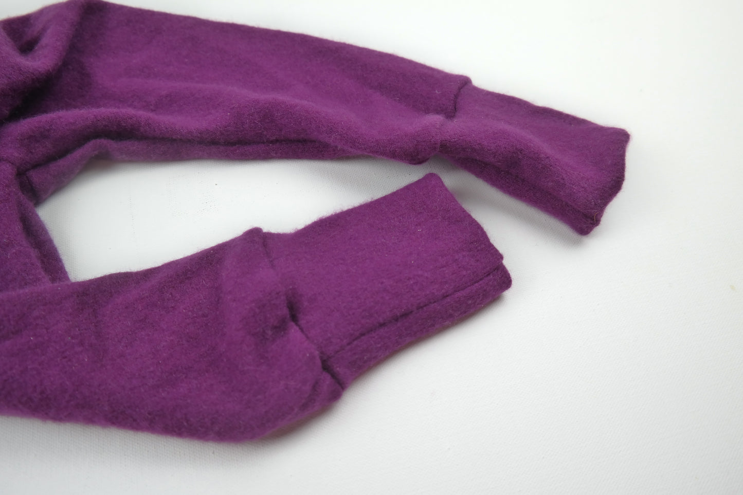 Wollwalk Outdoor-Hose für Kleinkinder 86/92 aus Upcycling Kaschmir in Lila - Jawoll Baby