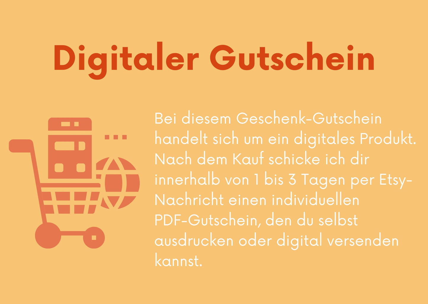 Geschenk-Gutschein digital für den Jawoll Baby Etsy Shop im Wert von 50 Euro, 25 Euro oder 10 Euro - Jawoll Baby