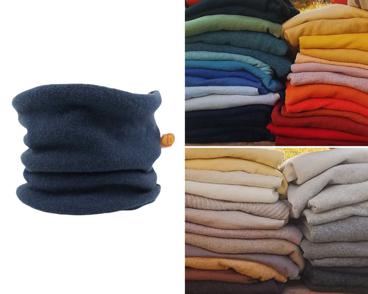 Loop Schlauchschal für Babys und Kinder in Wunschfarbe aus Upcycling Wolle oder Kaschmir - Jawoll Baby