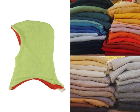 Schlupfmütze für Babys und Kleinkinder aus Upcycling Wolle in deinen Wunschfarben - Jawoll Baby