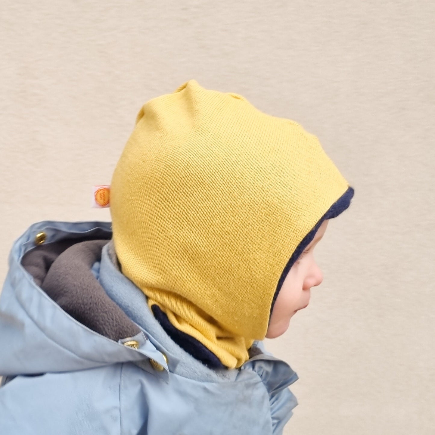 Schlupfmütze für Babys und Kleinkinder aus Upcycling Wolle in deinen Wunschfarben - Jawoll Baby