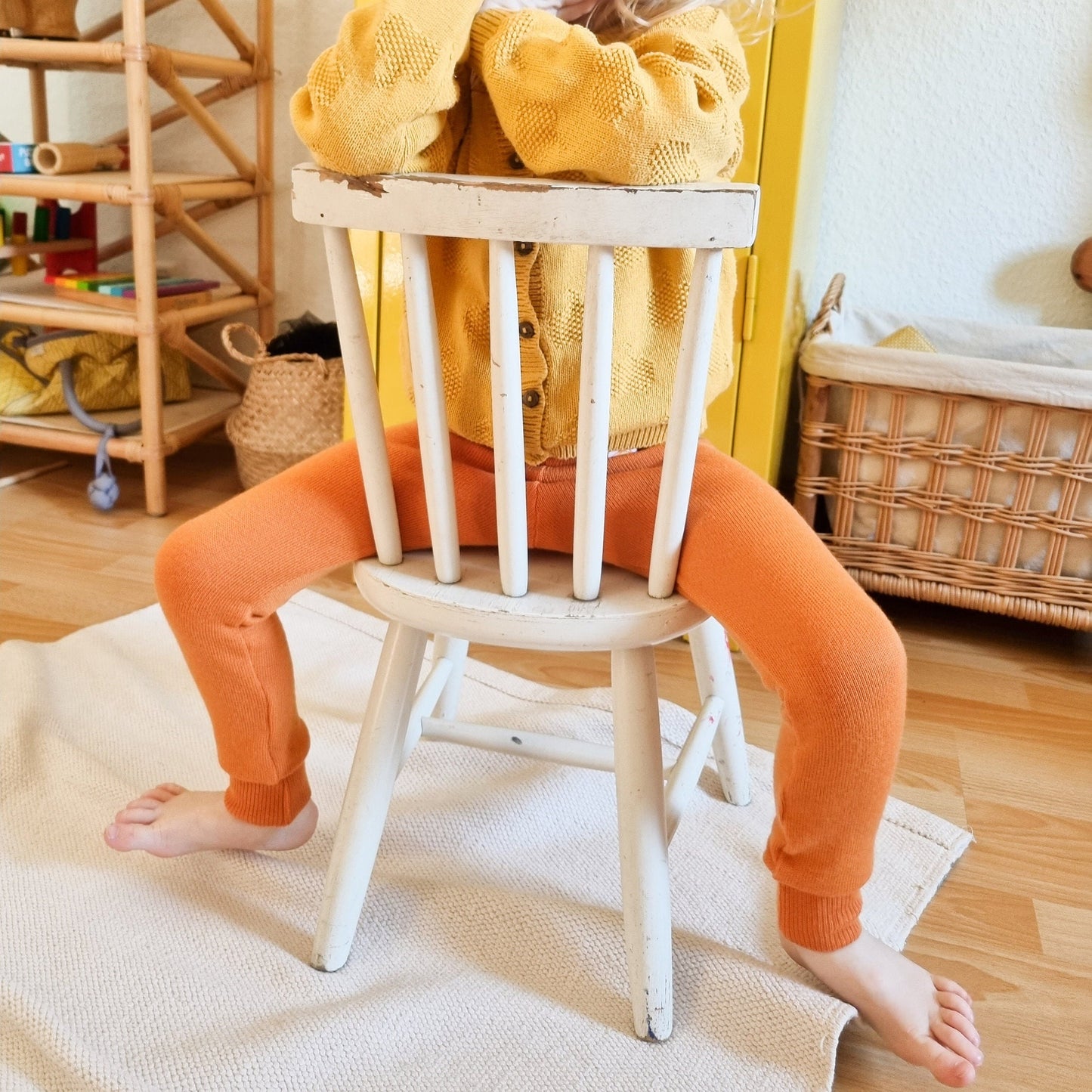 Leggings für Babys und Kinder aus Upcycling Wolle oder Kaschmir in deiner Wunschfarbe Größe 86 bis 128 - Jawoll Baby