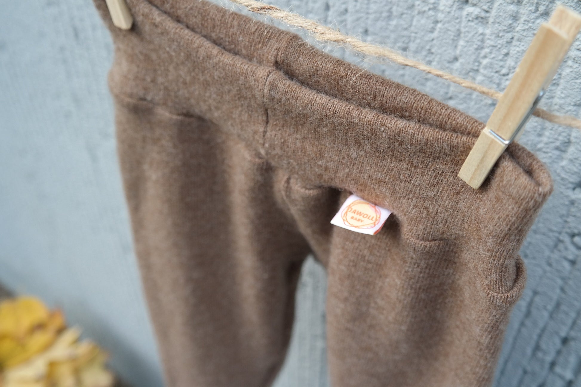 Leggings für Babys und Kinder aus Upcycling Wolle oder Kaschmir in deiner Wunschfarbe Größe 86 bis 128 - Jawoll Baby