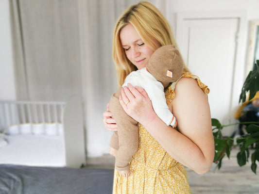 Leichte Mütze Sommer für Babys alle Farben aus Upcycling Wolle / Merinowolle - Jawoll Baby