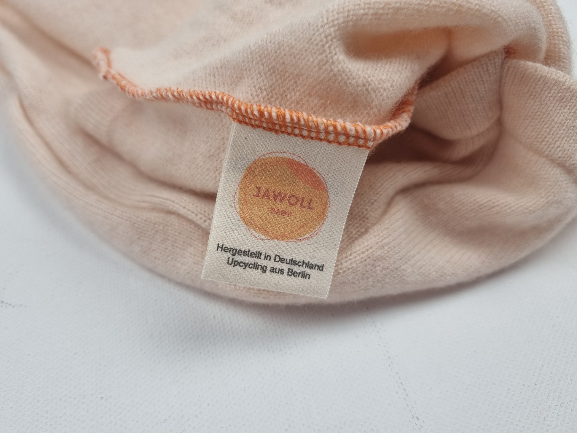 Unisex-Kleid Longshirt Langarmkleid 110/116 aus Upcycling Kaschmir in Zartrosa - Jawoll Baby