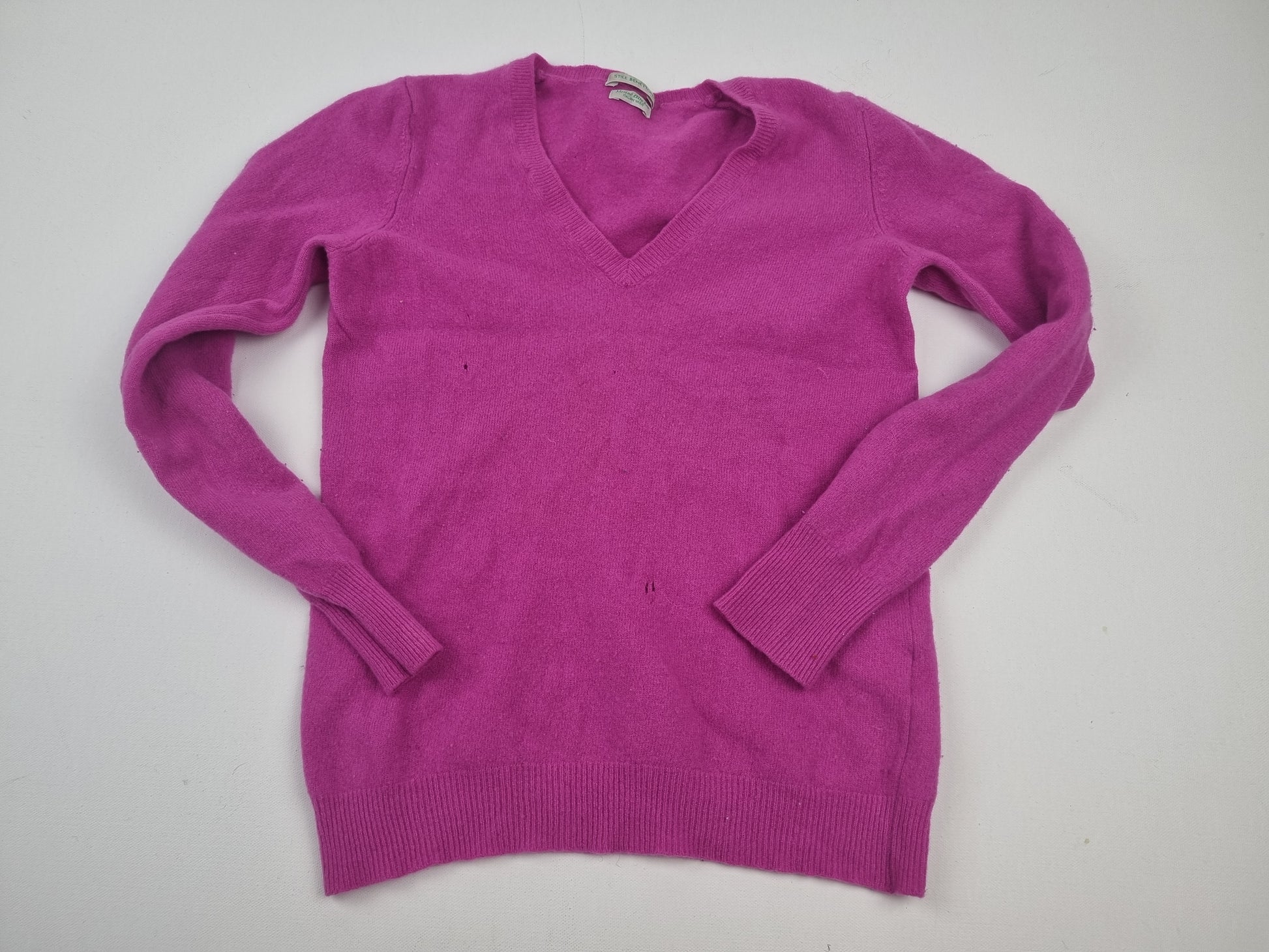 Upcycling-Materialpaket: 3 verdichtete Wollpullover für kreative Projekte in Blau und Pink - Jawoll Baby