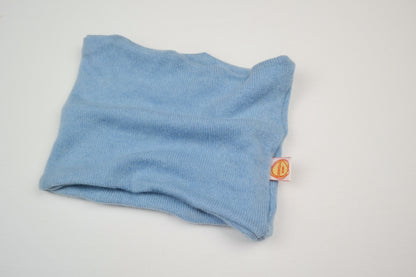 Loop for toddlers made of upcycled cashmere compacted in dark green