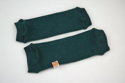 Toddler cuffs made from upcycled cashmere silk in grey