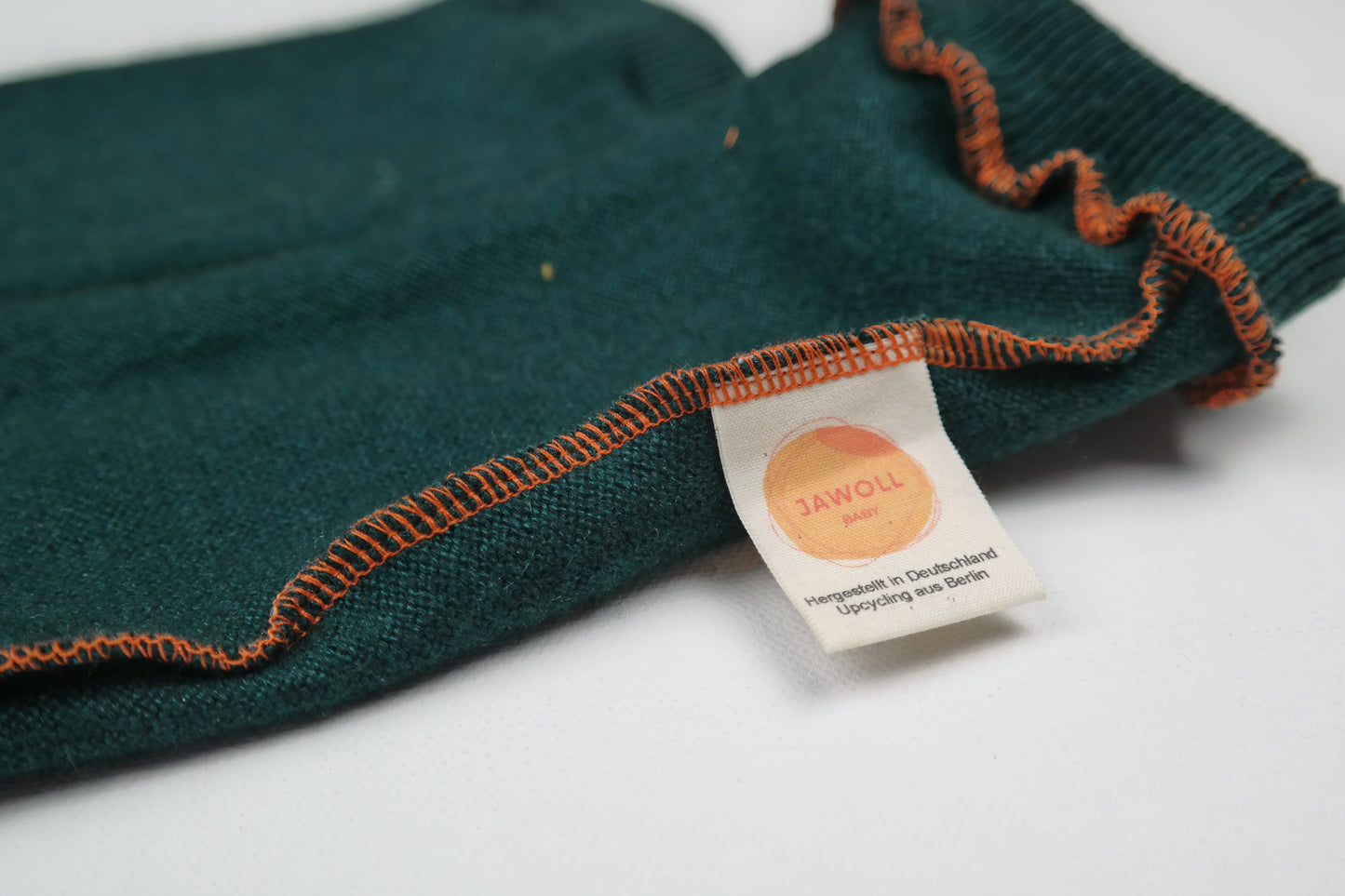 Toddler cuffs made from upcycled cashmere silk in grey