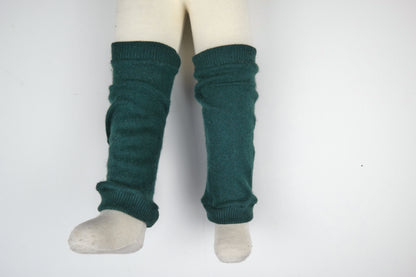 Toddler cuffs made from upcycled cashmere silk in grey