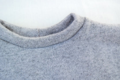 Sweater for babies toddlers 74/80 made of upcycled cashmere in peach-orange