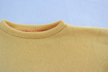 Sweater for toddlers children 110/116 made of upcycled cashmere in blue beige striped