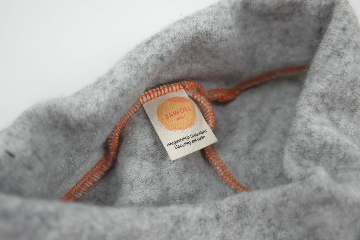 Outdoor-Hose für Kleinkinder 86/92 aus Upcycling Wolle in Hellgrau