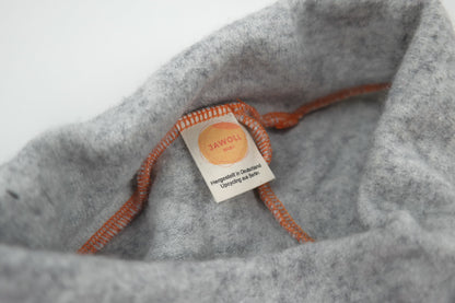 Outdoor-Hose für Kleinkinder 86/92 aus Upcycling Wolle in Hellgrau