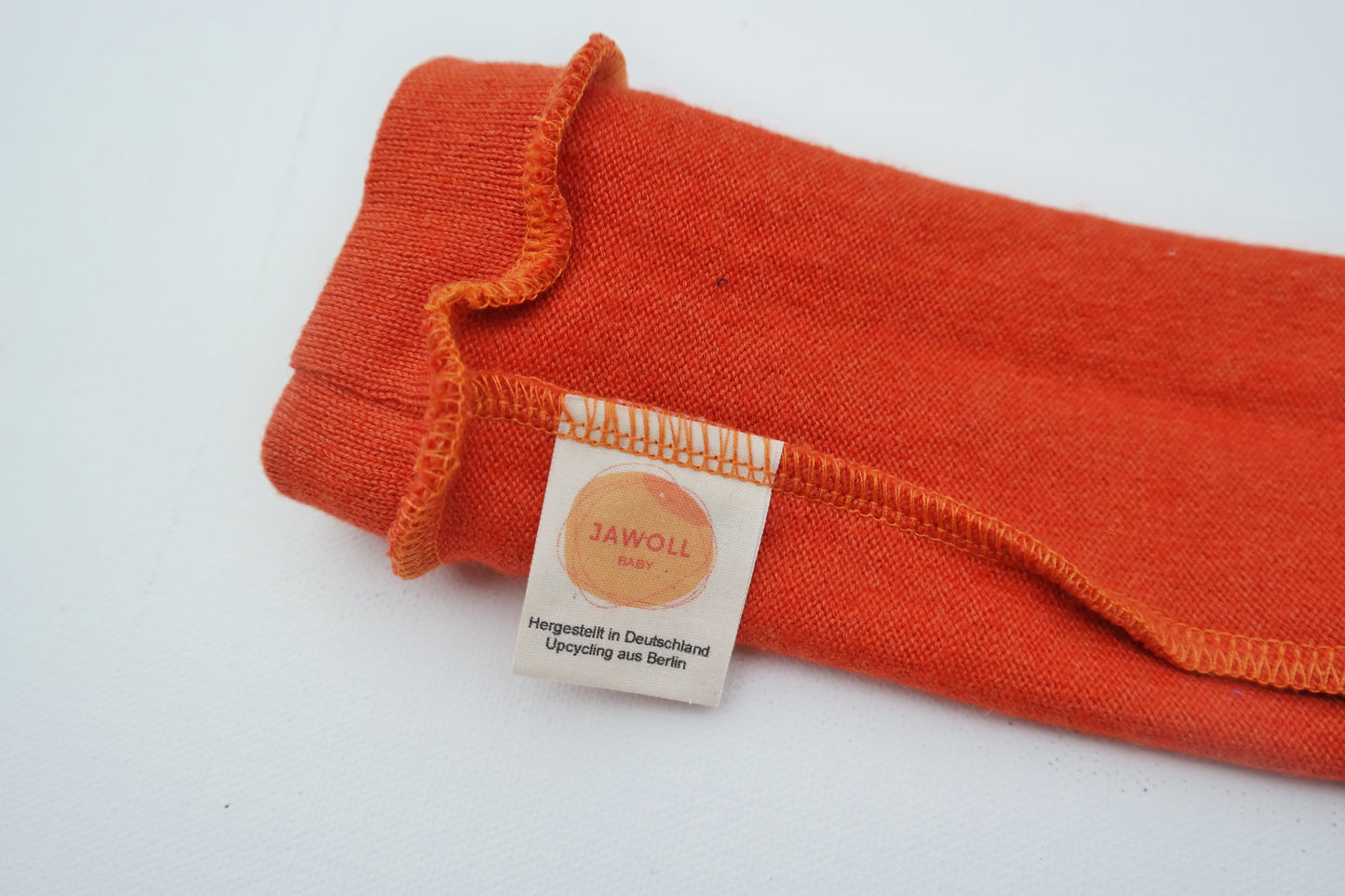 Leg warmers for babies 0-6 M made from upcycled cashmere &amp; silk in blue