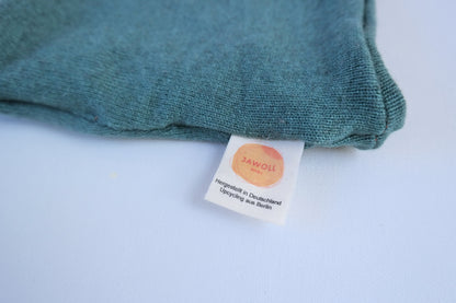 Set Loop & Mütze für Kleinkinder KU 46-48 aus Upcycling Kaschmir in Petrol