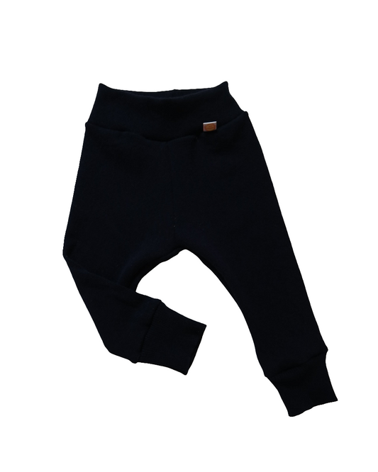 Outdoor-Hose für Kleinkinder 86/92 aus Upcycling Wolle in Dunkelblau