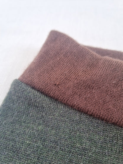 Leggings toddlers 98/104 made of 100% upcycled wool in blue