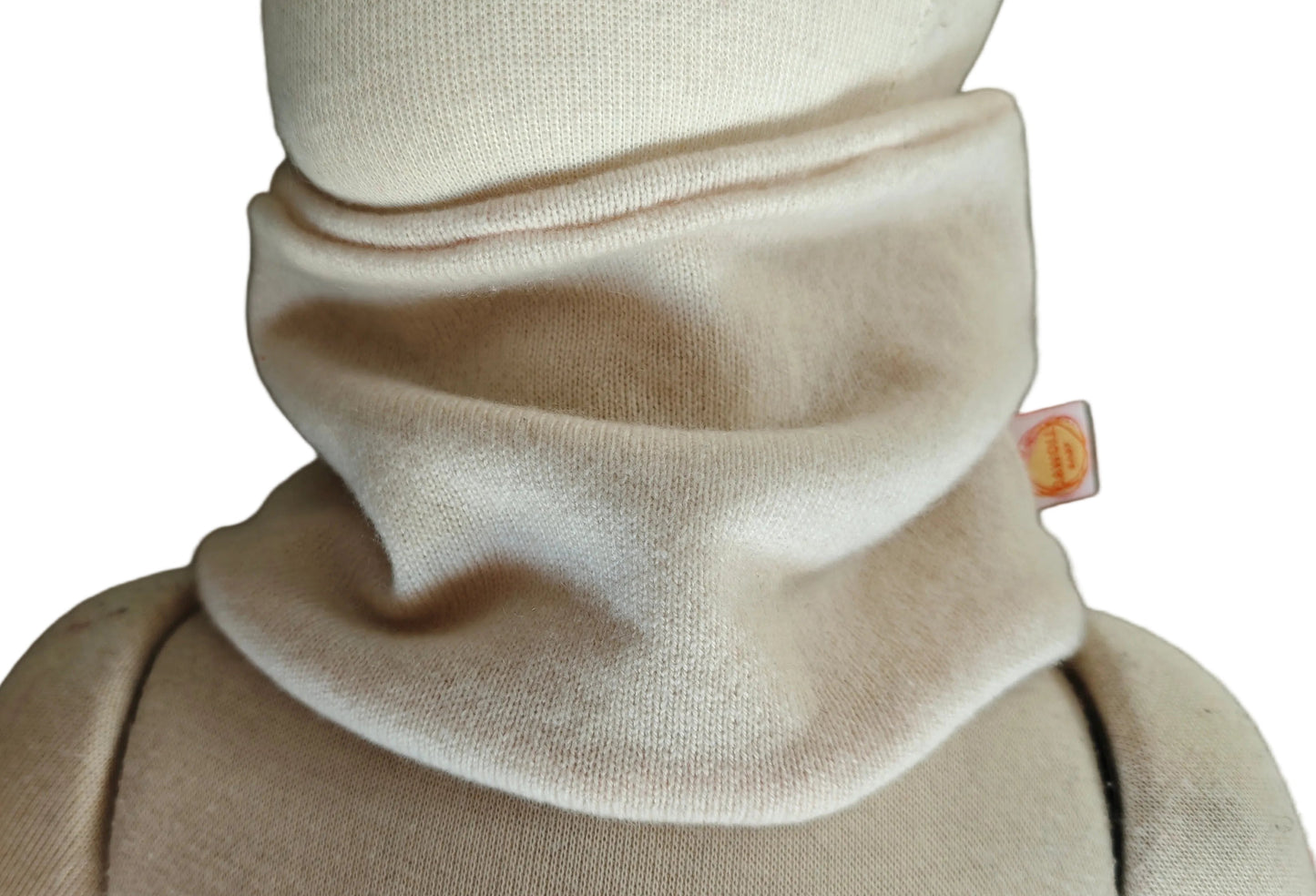 Loop für Kleinkinder aus Upcycling Kaschmir in Cremeweiß