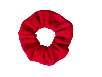 Scrunchie Haargummi aus Upcycling Kaschmir für Kinder und Erwachsene in Pink