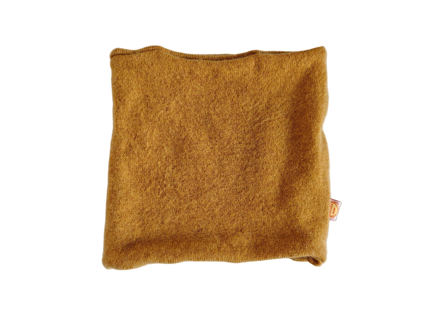 Loop für Kinder aus Upcycling Kaschmir in Senfgelb